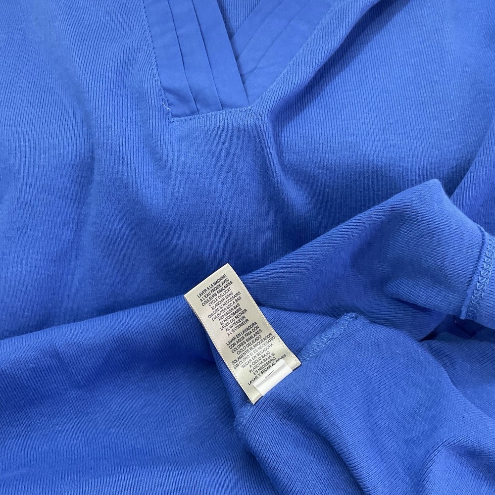 NWT Rafaela‎ Women's V-Neck 3/4 Sleeve Blue Blouse Pullover Size XXL - Picture 5 of 5